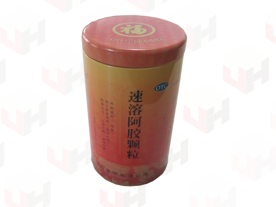 阿膠顆粒鐵罐